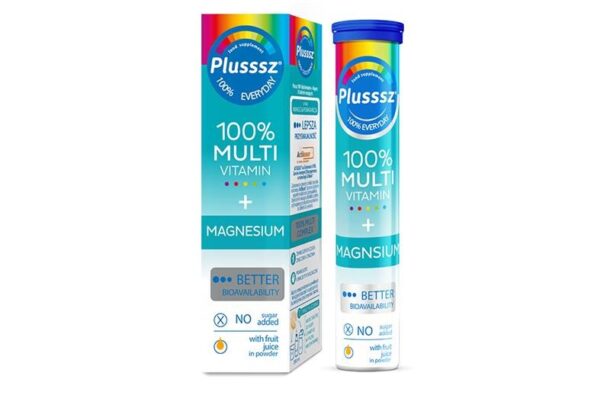 Plusssz 100% მულტივიტამინი + მაგნიუმი