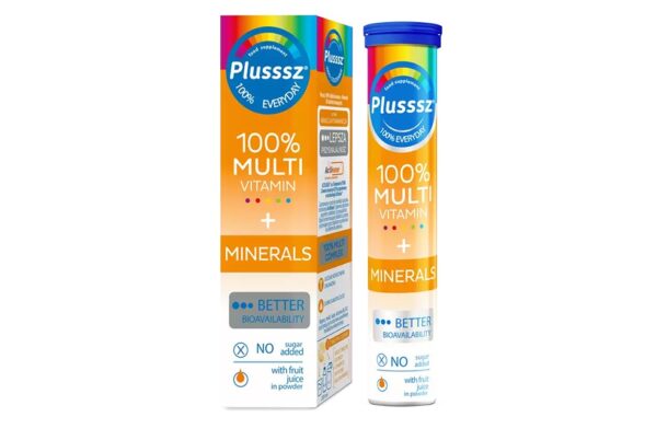 Plusssz 100% მულტივიტამინი + მინერალები