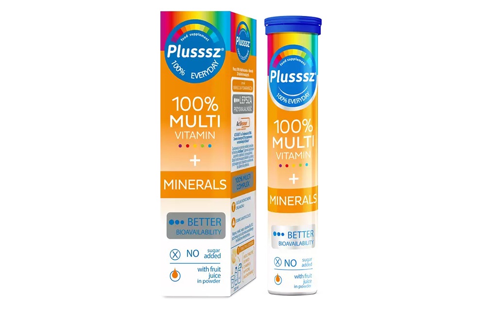 Plusssz 100% მულტივიტამინი + მინერალები